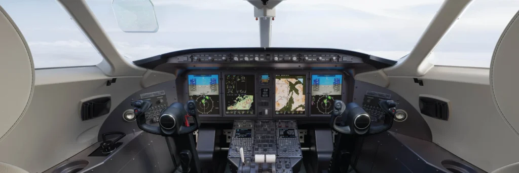 Bombardier Challenger 350 قمرة القيادة