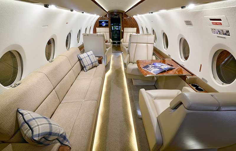 Gulfstream G280 كابينة