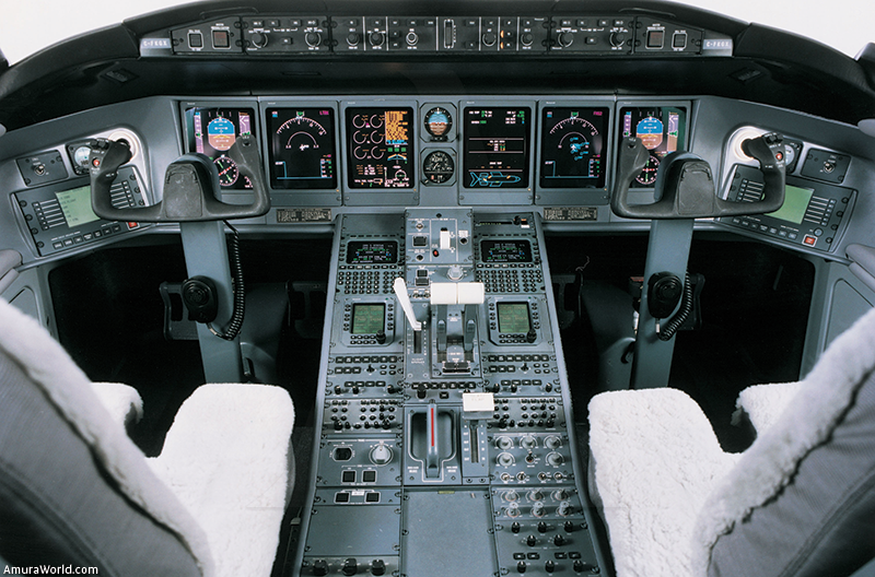 Bombardier Global Express XRS قمرة القيادة